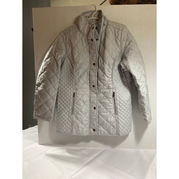 Appleseed’s Berkshire Quilted Jacket Women’s PM Gray Lightweight NWOT Size PM - Picture 8 of 12